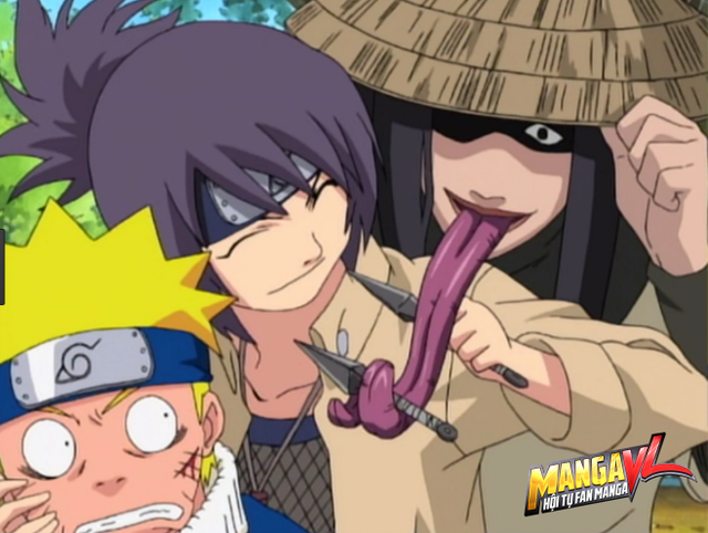 
Khoảnh khắc lần đầu tiên nhân vật Anko xuất hiện trong bộ truyện Naruto.

