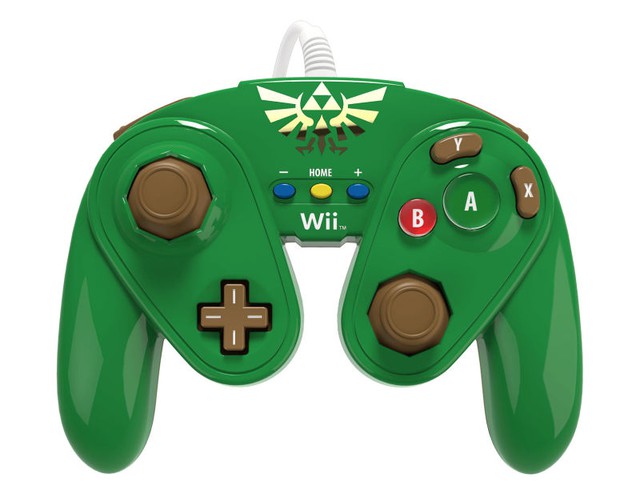 
Các bạn cũng cần nhớ rằng, đây mới là hình dạng ban đầu của Wii U Fight Pad mang phong cách Zelda do Nintendo sản xuất.
