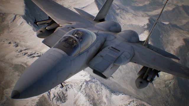 
Một hình ảnh trong tựa game mô phỏng lái phi cơ chiến đấu Ace Combat 7.
