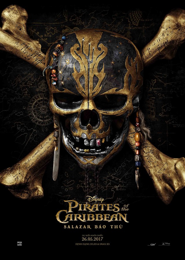 
Phần 5 trở lại với tên gọi Pirates of The Caribbean: Salazar Báo Thù
