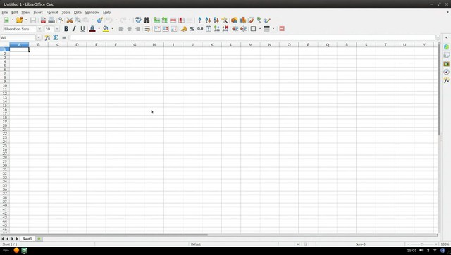 
Công cụ soạn thảo spreadsheet tương tự Excel trên Endless OS
