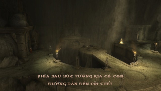 
Một hình ảnh trong bản Việt hóa của God of War: Ghost of Sparta.
