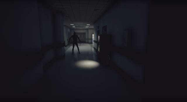 
Một hình ảnh trong Husk với bối cảnh có vẻ như là trong một bệnh viện.

