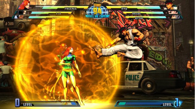 
Phoenix (trái) trong Marvel vs Capcom 3.
