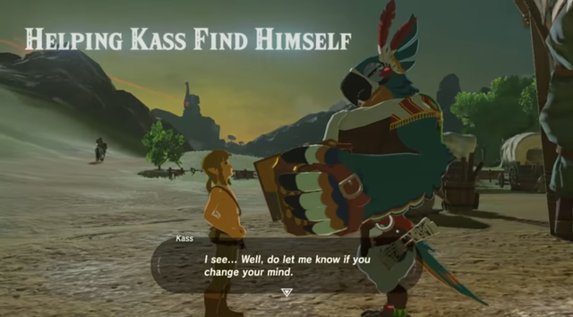 
Nhân vật Kass trong Breath of the Wild.
