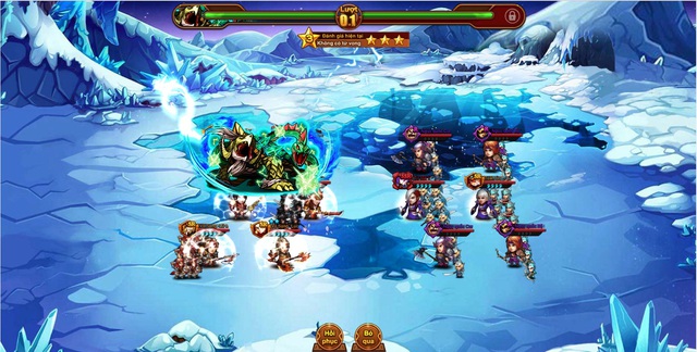 
Với trận hình 6 tướng, bao gồm cả đại soái, người chơi có thể xuất chinh Công Thành Chiếm Đất hoặc Tiễu Trừ Phản Quân, Nhất Kỵ Đăng Thiên để đi lên Vương Giả Chi Lộ.
