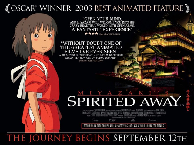
Poster Spirited Away phiên bản công chiếu ở Anh
