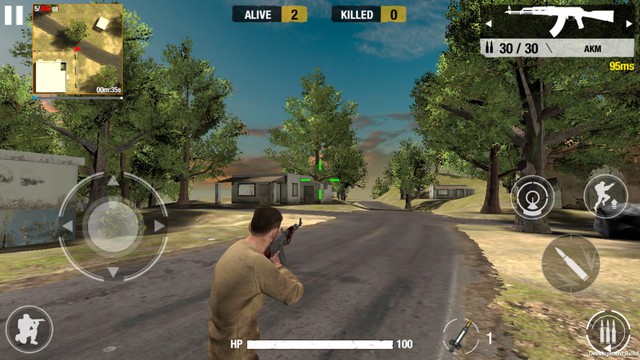 
Icon sử dụng Medic Kit được đặt ngay bên phải thanh máu, đúng tầm với của ngón cái tay phải của người chơi trên màn hình điện thoại di động
