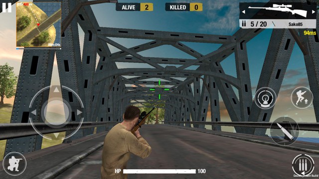 
Cây cầu mới toanh vừa được update vào bản đồ của game. Chiến thuật chặn cầu lại phát huy tác dụng.
