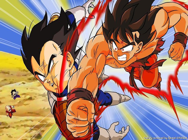 
Vegeta được xem là đối thủ truyền kiếp của Songoku nhưng chưa lần nào đánh bại được Goku…
