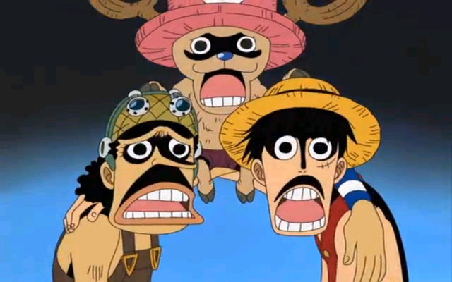 
Luffy – Ussop – Chopper luôn là bộ 3 hài hước nhất của băng Mũ Rơm.
