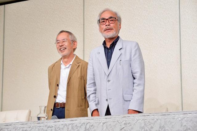 
Bộ đôi lão làng của xưởng Ghibli luôn được đặt cạnh nhau, nếu không có Suzuki thì sẽ không có một đạo diễn thành công như Miyazaki và ngược lại.
