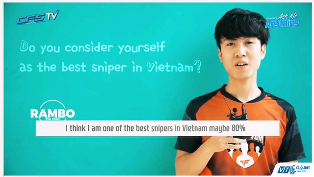 
Tôi nghĩ tôi là một trong những sniper tốt nhất Việt Nam - EVA_RAMBO
