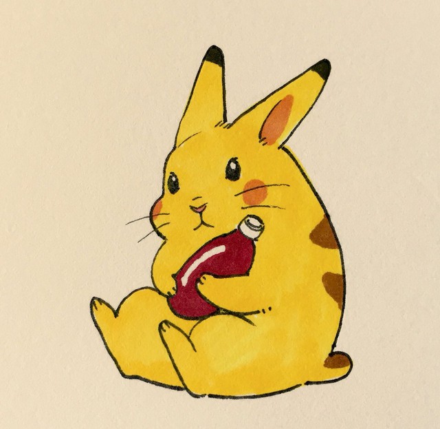 
Chú thỏ Pikachu xinh yêu ghê.

