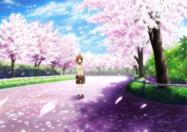 
Liệu chúng ta có thể tách đôi mắt ngoài quang cảnh này nhập anime Clannad hoặc không?
