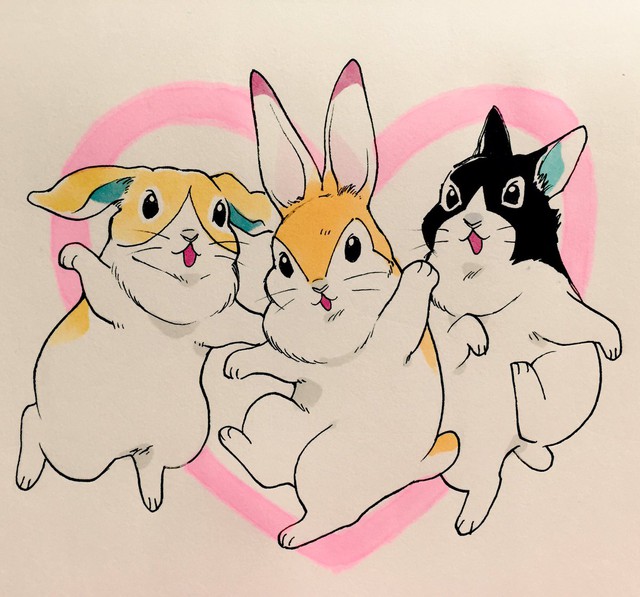 
Thử đoán xem, 3 anh em thỏ này là ai nào?

