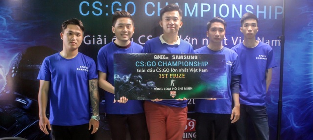 
Team 1HP-Rebellion vô địch giải đấu SAMSUNG CS:GO Championship khu vực TP.HCM.
