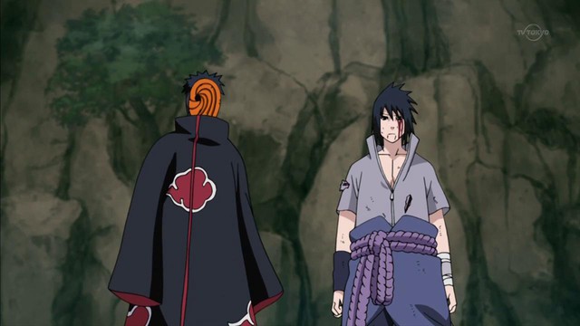 
… thế nên Sasuke đã đồng ý hợp tác với Tobi – Madara, trở thành đồng minh của Akatsuki - điều mà Itachi không mong muốn.
