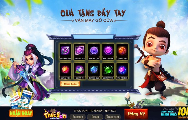 
Những phần Code đầu tiên, người chơi có thể nhận tại trang teaser
