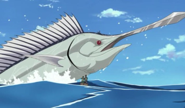 
Một con cá khác cũng là linh thú triệu hồi “bị mắc kẹt” lại từ đại chiến Ninja lần 3 đã được nhóm Naruto giải thoát.
