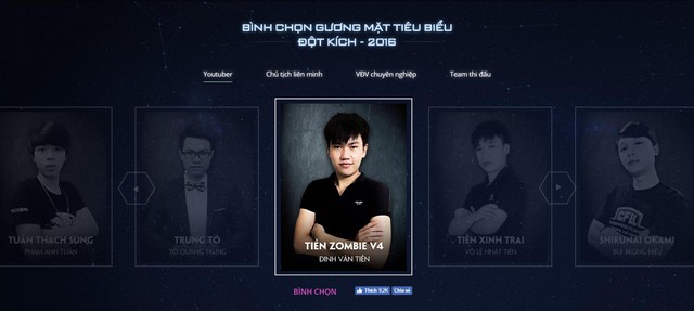 Những Youtuber danh tiếng của Đột Kích