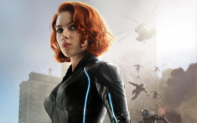 Nữ diễn viên Scarlett Johansson trong vai Black Widow