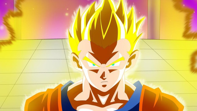 
Khi chuyển đổi sang trạng thái Super Saiyan, mái tóc của tộc người chiến binh này cũng chuyển sang màu vàng “chóe” luôn
