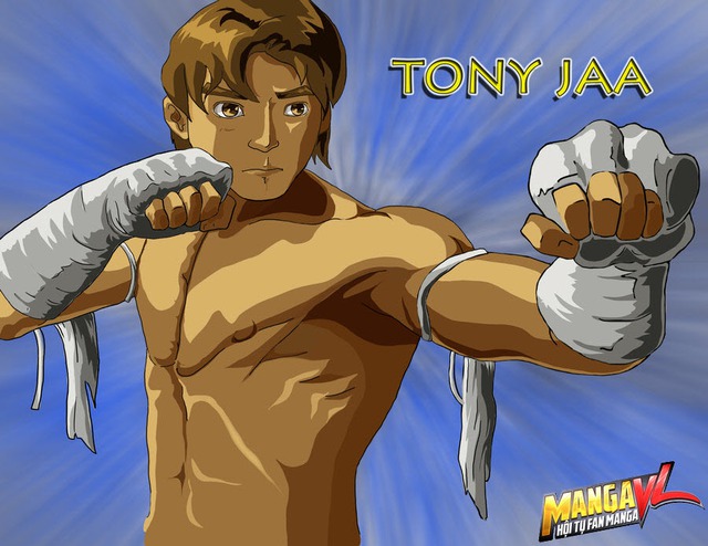 Có nhiều tác phẩm Manga vẽ về câu chuyện của Tony Jaa tại Thái Lan