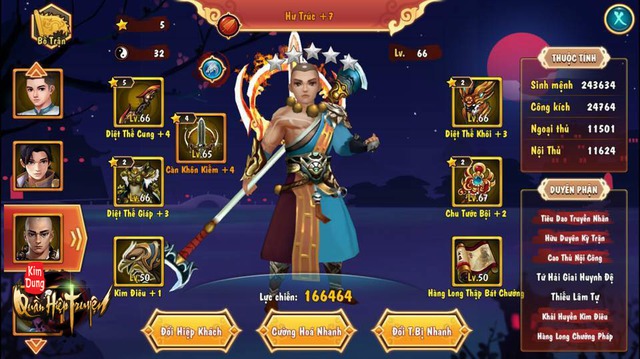 
Hư Trúc trong game có tạo hình khá “ngầu”, khác với vẻ hiền lành, chất phác trên điện ảnh
