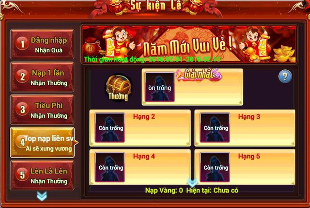 Dịp Tết thường là lúc các NPH game tung ra ưu đãi “khủng” để kích cầu