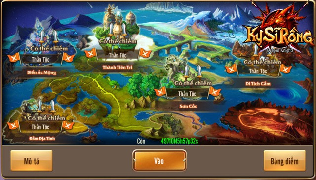 
Map Công thành chiến chính là bản đồ thực của game
