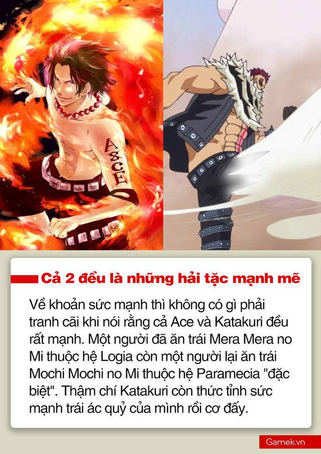 One Piece: 6 điểm chung thú vị giữa Hoả Quyền Ace và Katakuri, Tư Lệnh Ngọt của Tứ Hoàng Bigmom - Ảnh 2.