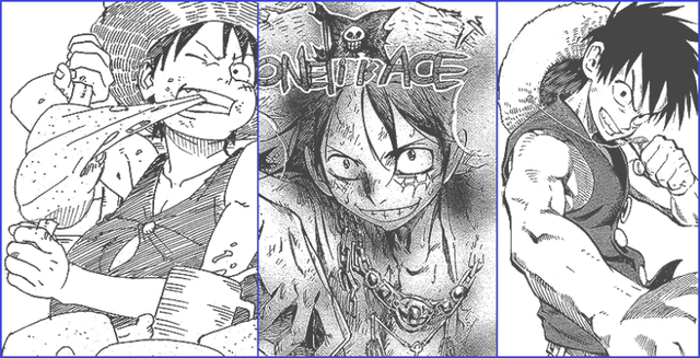 One Piece: Luffy Mũ Rơm khác lạ dưới nét vẽ của 10 Mangaka nổi tiếng - Ảnh 1.