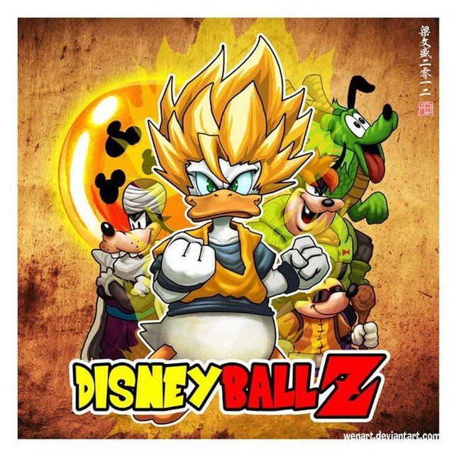 Sẽ thế nào nếu các nhân vật trong Dragon Ball và Disney về chung một nhà? - Ảnh 2.