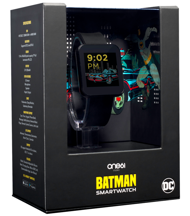 Cần gì Apple Watch, giờ đã có đồng hồ thông minh phiên bản Batman với mức giá cực kỳ hạt rẻ - Ảnh 3.