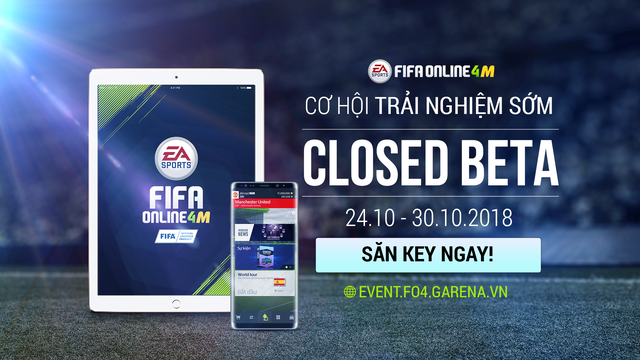 Săn KEY CLOSED BETA trải nghiệm FIFA Online 4 Mobile! - Ảnh 1.