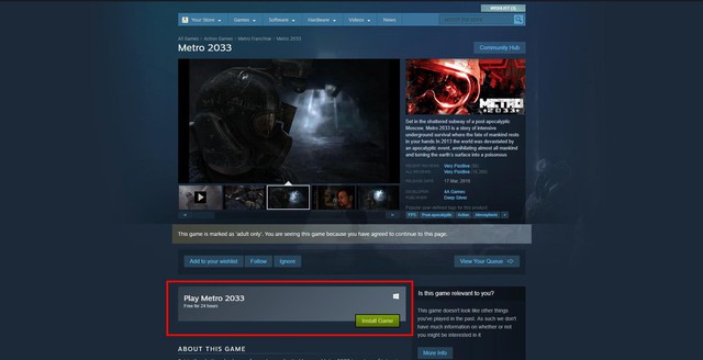 Chỉ 1 click, nhận miễn phí 100% game bắn súng đình đám Metro 2033 - Ảnh 2.