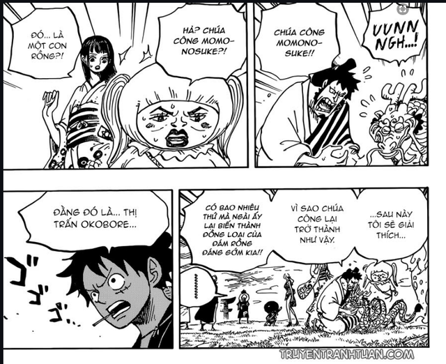 One Piece 922: Kaido say xỉn phá hủy thành Oden, Luffy phẫn nộ dằn mặt Tứ Hoàng - Ảnh 2.