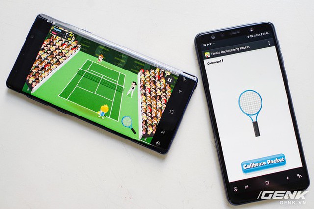 3 bước cực dễ để hô biến điện thoại Samsung Galaxy A7 thành vợt chơi game Tennis như thật - Ảnh 1.