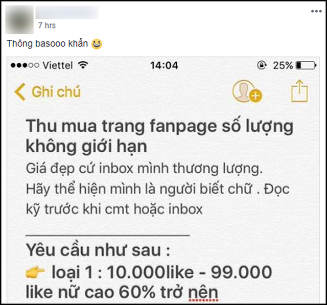 Cảnh báo khẩn cấp: Liên tiếp Facebook của nhiều người nổi tiếng bị hack sau 1 đêm, phải bỏ hàng chục triệu đồng để chuộc lại - Ảnh 7.