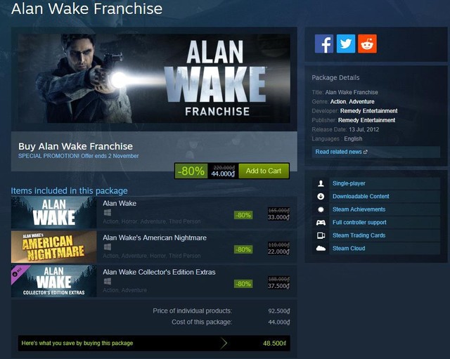 Game kinh dị đình đám Alan Wake chính thức tái xuất - Ảnh 2.