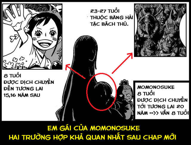 One Piece 920: 2 giả thuyết về thân phận cô em gái bí ẩn của Momonosuke - Là địch hay là bạn? - Ảnh 1.