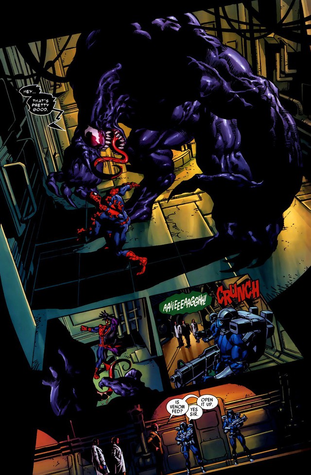 Comics Trivia: Hung bạo là thế nhưng Venom cũng có lúc chịu nhục bị ném một con chó vào mắt - Ảnh 1.