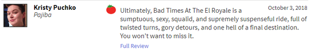 Bad Times At The El Royale, siêu phẩm mới của Thor nhận được nhiều đánh giá tích cực của giới phê bình - Ảnh 6.