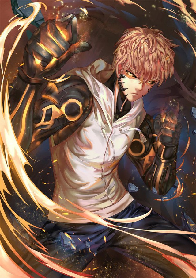 Chiêm ngưỡng bộ tranh fan art tuyệt đỉnh về người máy siêu đẳng Genos trong One Punch Man - Ảnh 13.