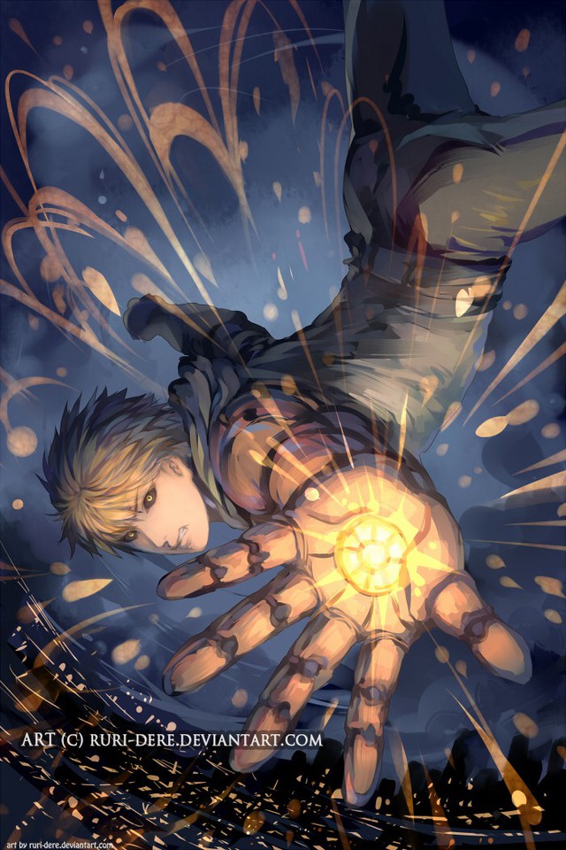 Chiêm ngưỡng bộ tranh fan art tuyệt đỉnh về người máy siêu đẳng Genos trong One Punch Man - Ảnh 8.