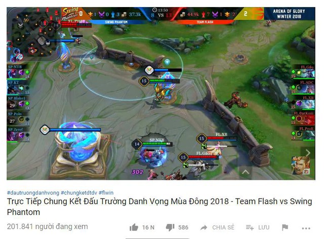 Hơn 200 nghìn người xem trực tiếp trận Chung kết giải Liên Quân Mobile quốc gia - Ảnh 2.