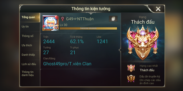 Liên Quân Mobile: Hàng loạt account rank Thách Đấu gian lận sao, đều che lịch sử đấu - Ảnh 8.
