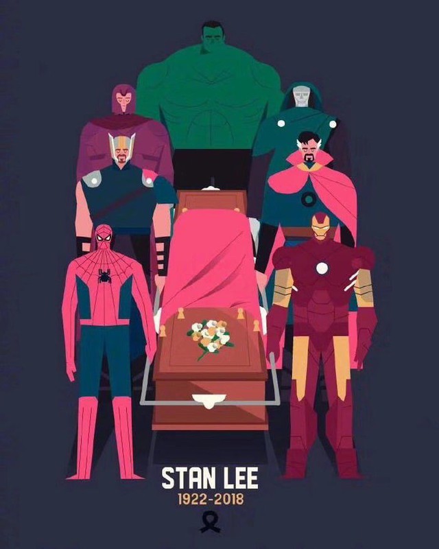 Loạt ảnh các siêu anh hùng đồng loạt tiếc thương người cha lớn Stan Lee - Ảnh 8.