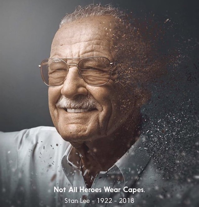 Loạt ảnh các siêu anh hùng đồng loạt tiếc thương người cha lớn Stan Lee - Ảnh 1.